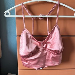 Pink cropped top from forever 21
